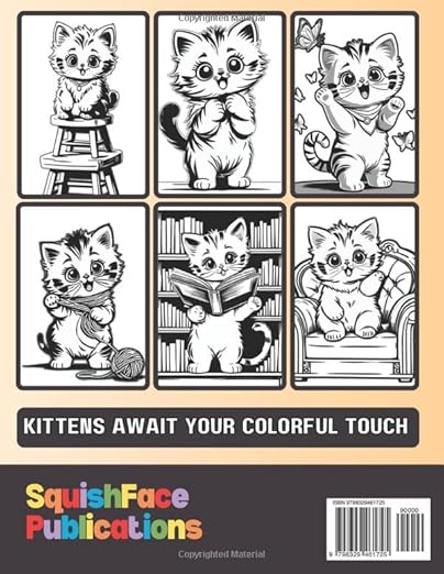 The Kitten Coloring Book - Back