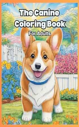 Canine Coloring Book Cover