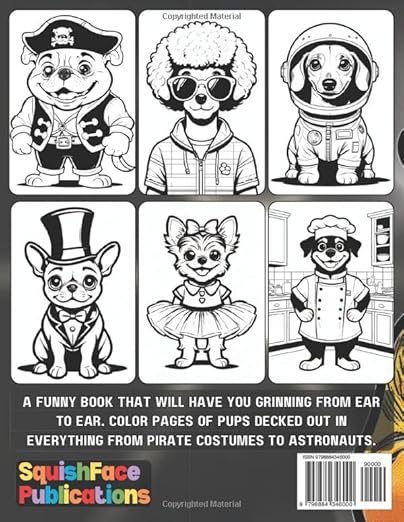 Dogs Dressed Up - Back